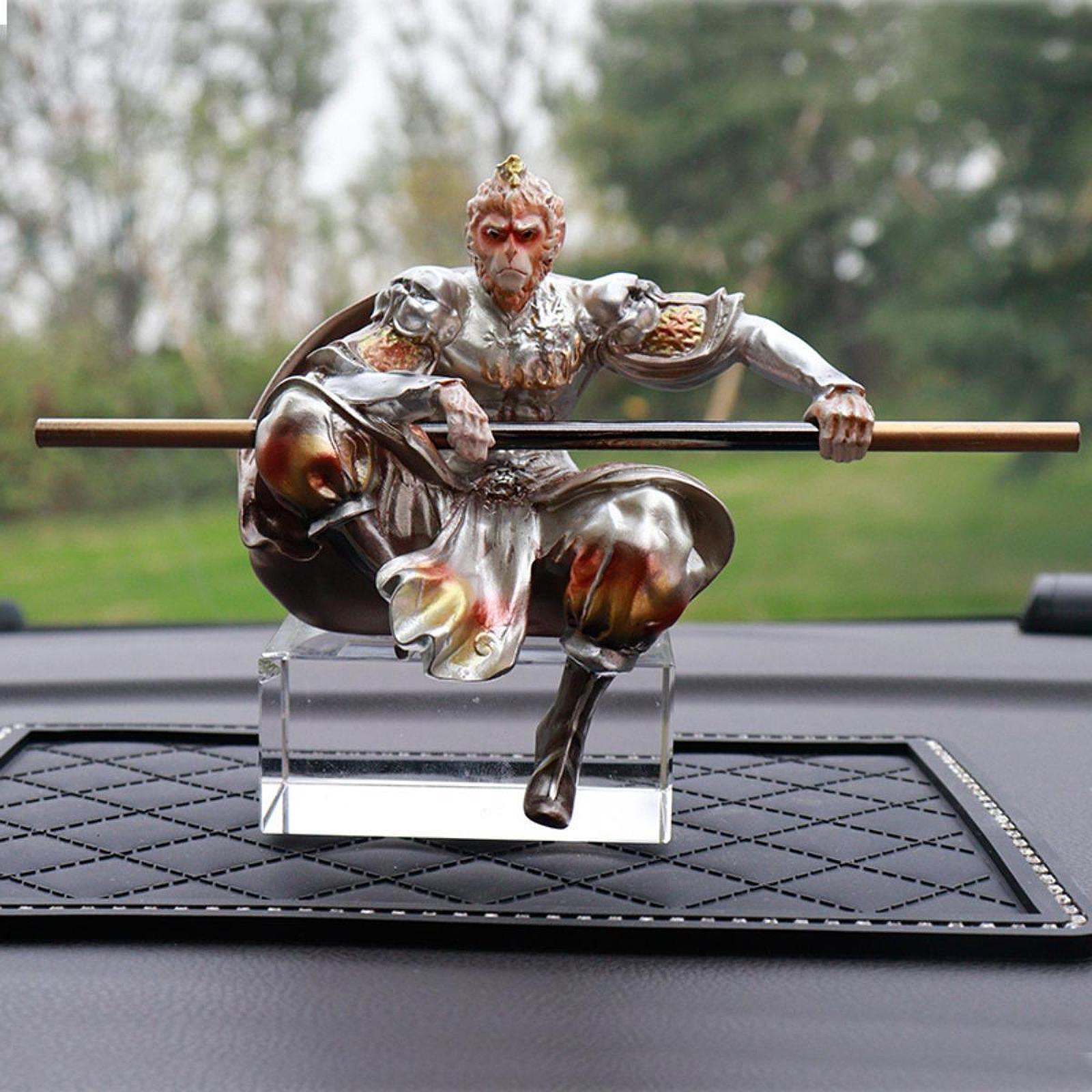 Monkey Figurine Crafts Photo Props Car Statue for Dashboard Office Boyfriend