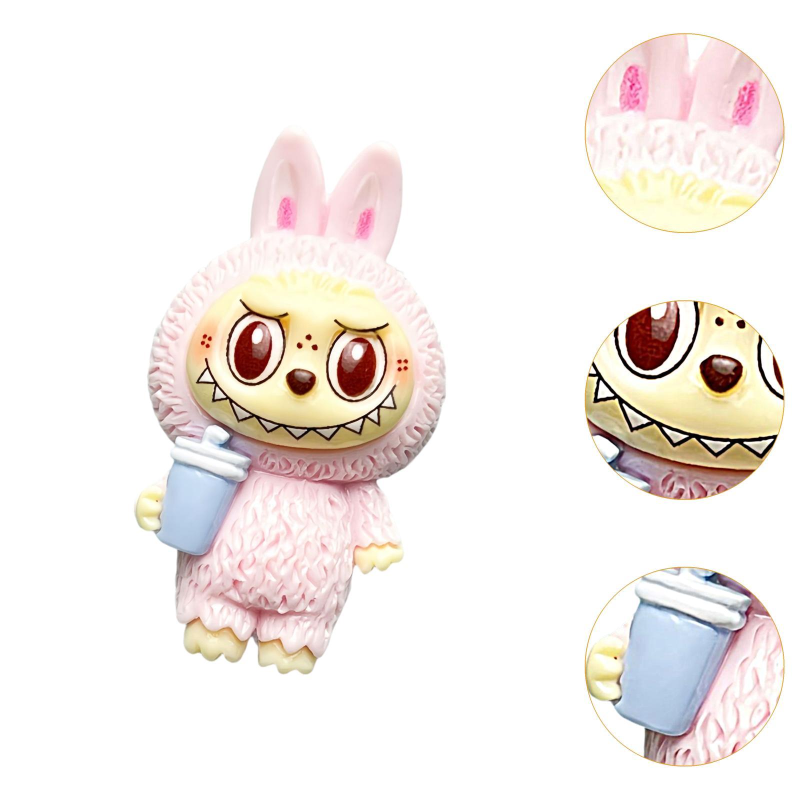 Cute Charms Jewelry Making Supplies Headdress Keychain Resin Flatback Charms Pink