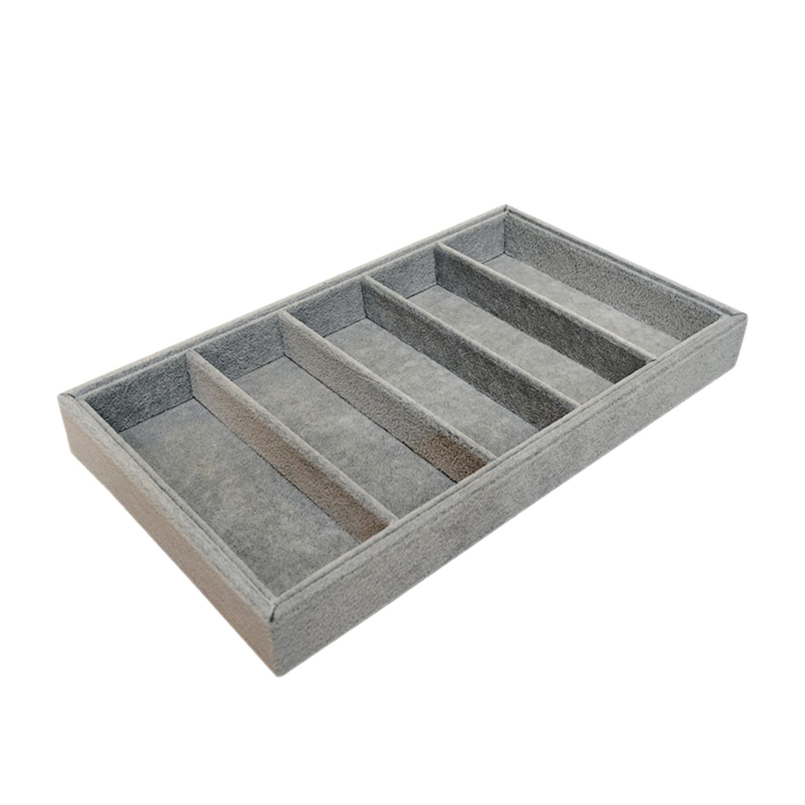 Glasses Display Tray 5 Grid Grey