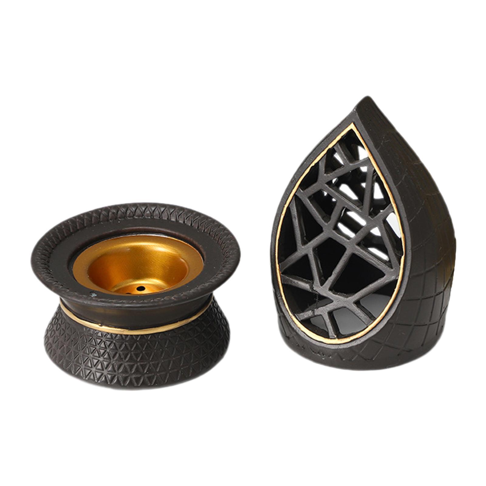 Charcoal Incense Burner with Lid