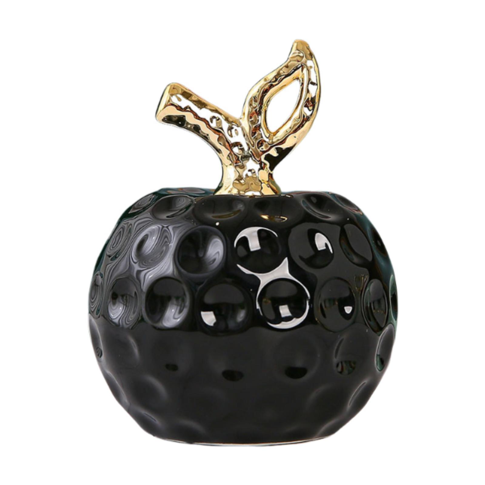Ceramic Fruit Statue Black