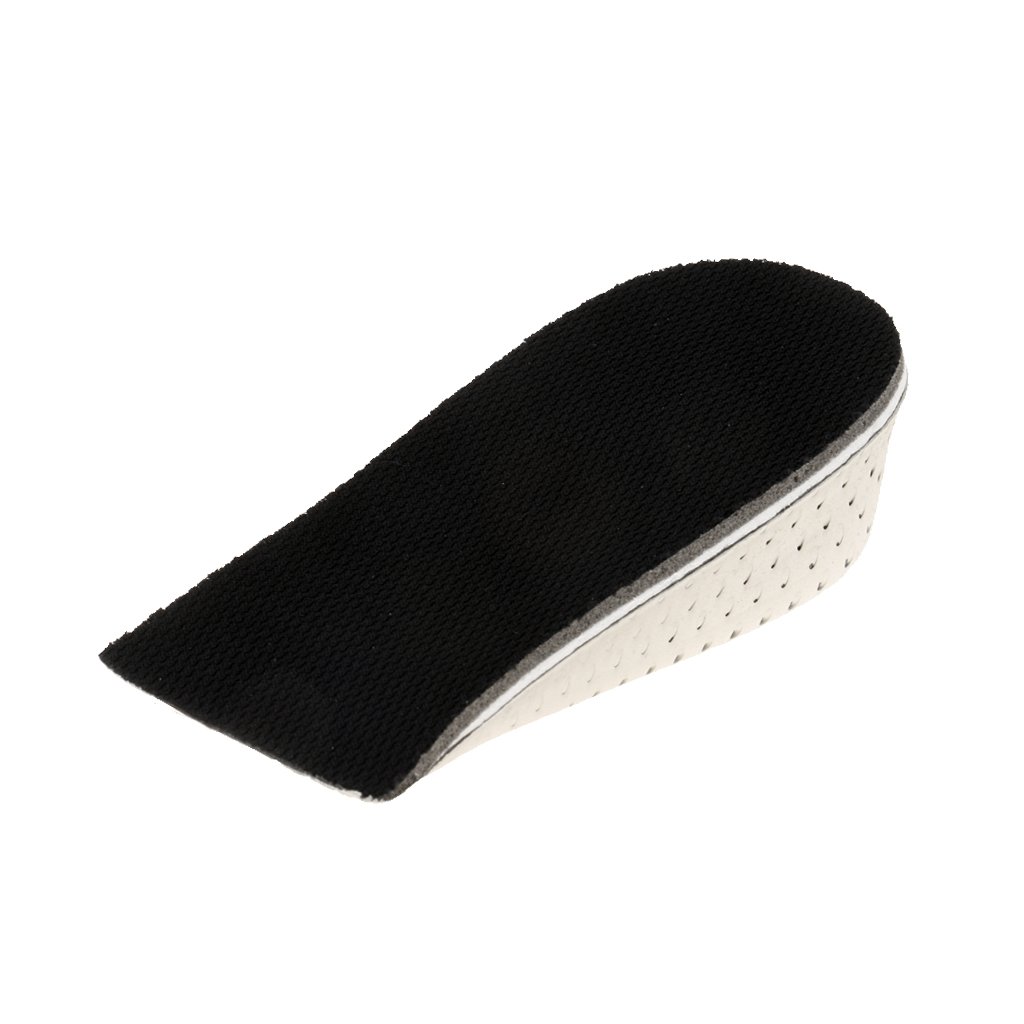 EVA Memory Foam Increasing Insoles Unisex Heel Lift Shoe Pads Gray 4.3cm