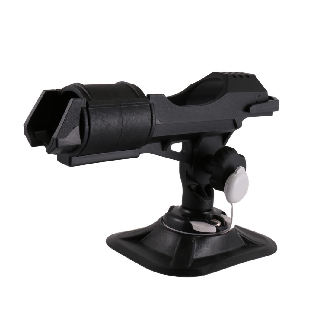 360 Degree Adjustable Kayaks Fishing Boat Rail Side Mount Rod Holder