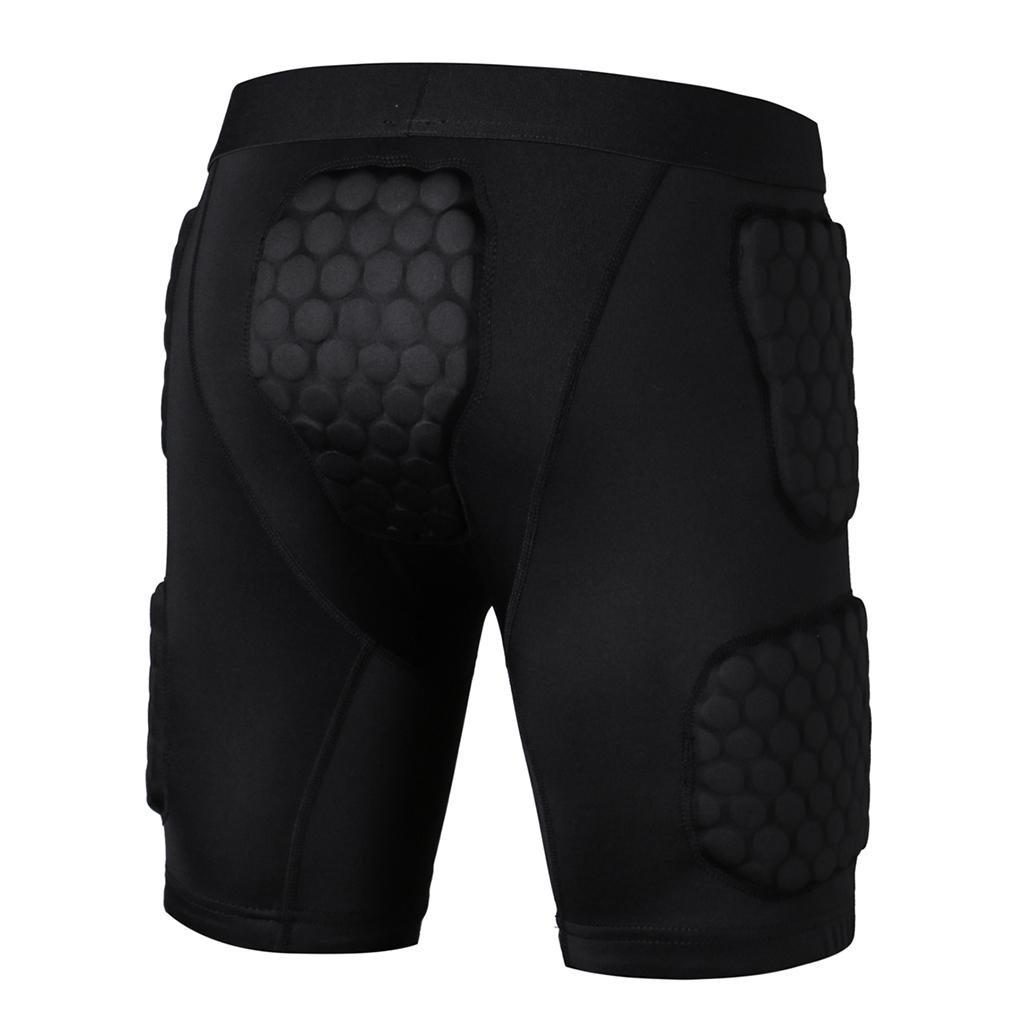 Anti-Crash Baseball Break Through Slider Padded Compression Shorts L Black