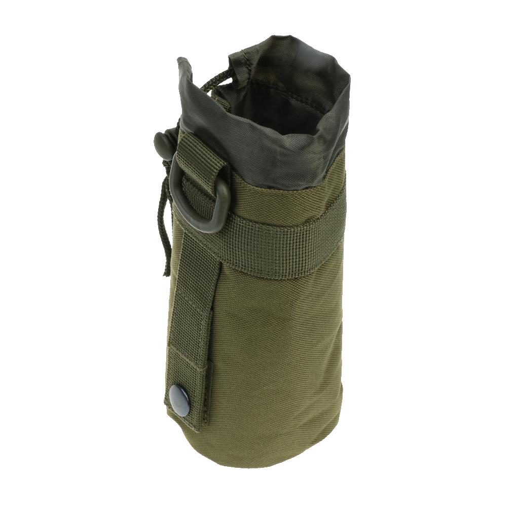 Outdoor Tactical Military Molle Water Bottle Bag Kettle Pouch Holder Bag Green