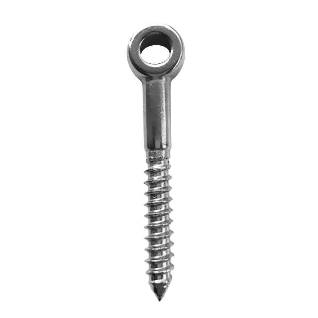 Premium 316 Stainless Steel Eye Pin Screw Hook Eyelet Threaded Hardware