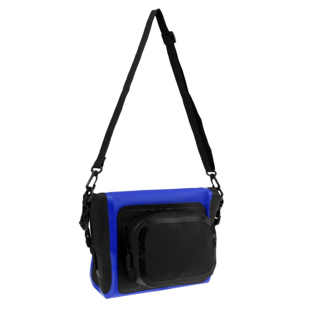 Waterproof Bicycle Bike Cycling Handlebar Sling Bag Pouch Case  Dark Blue