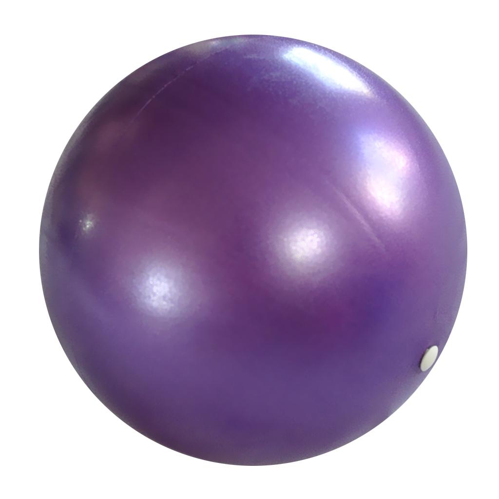 25cm Soft Anti Burst Yoga Ball Exercise GYM  Pilates Fitness Balls Purple