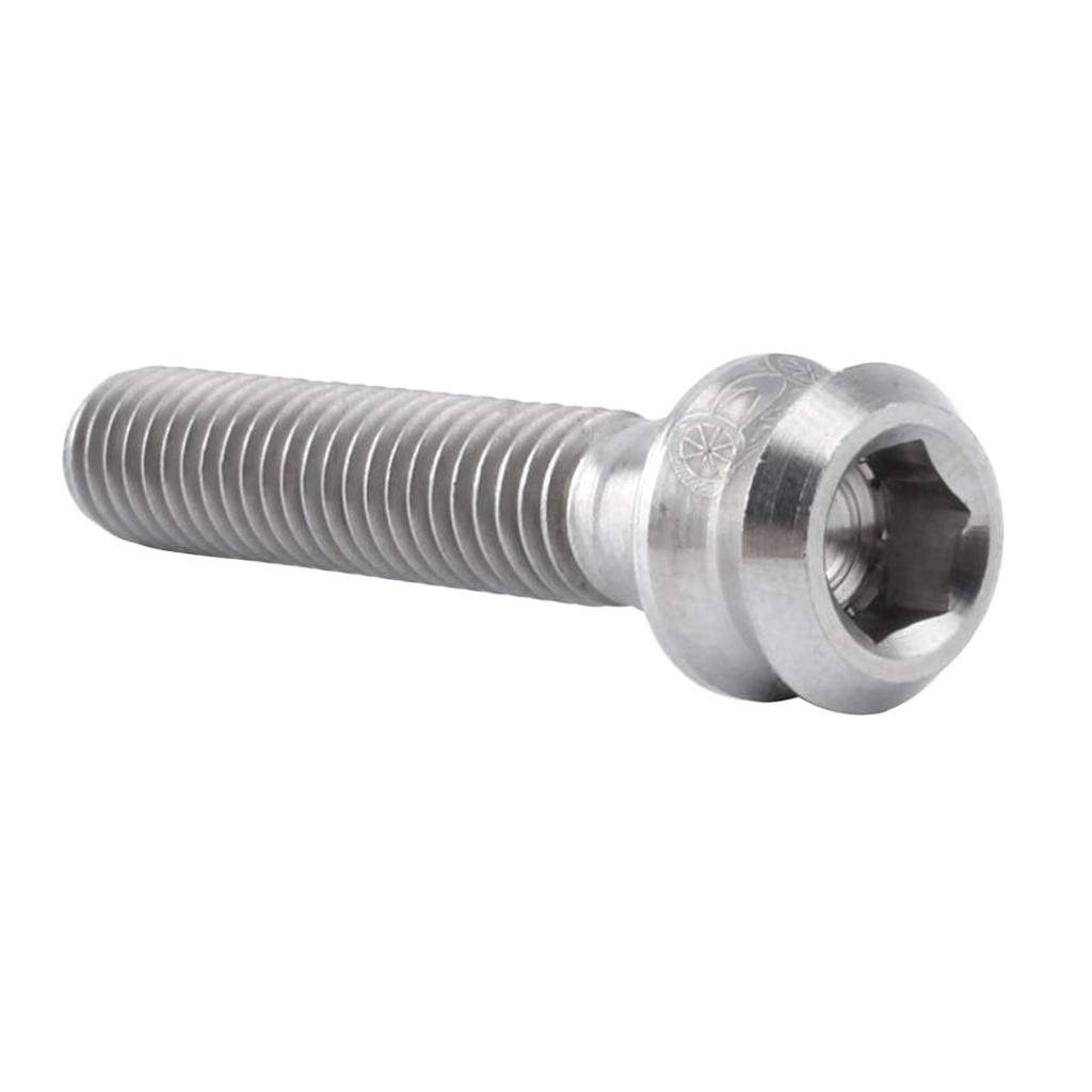 M6X30mm Bicycle Bike Column Headset Stem Cap Titanium Bolt Screw Silver