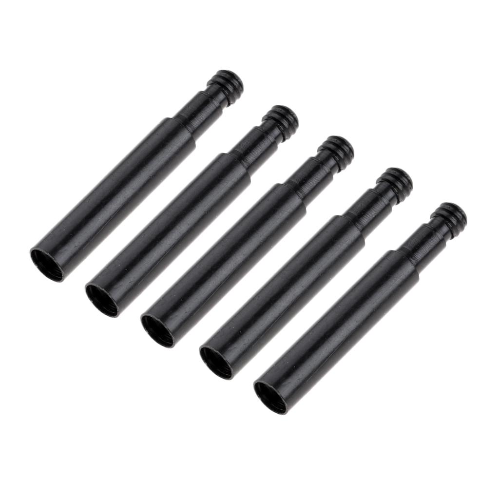 5 Pieces Colorful Tube Presta Valve Extension Tubular Extender for