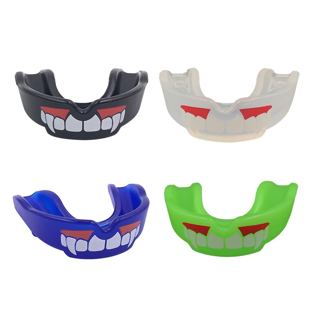 Adults Boxing Mouth Guard Taekwondo MMA Teeth Protector Mouthpiece Black