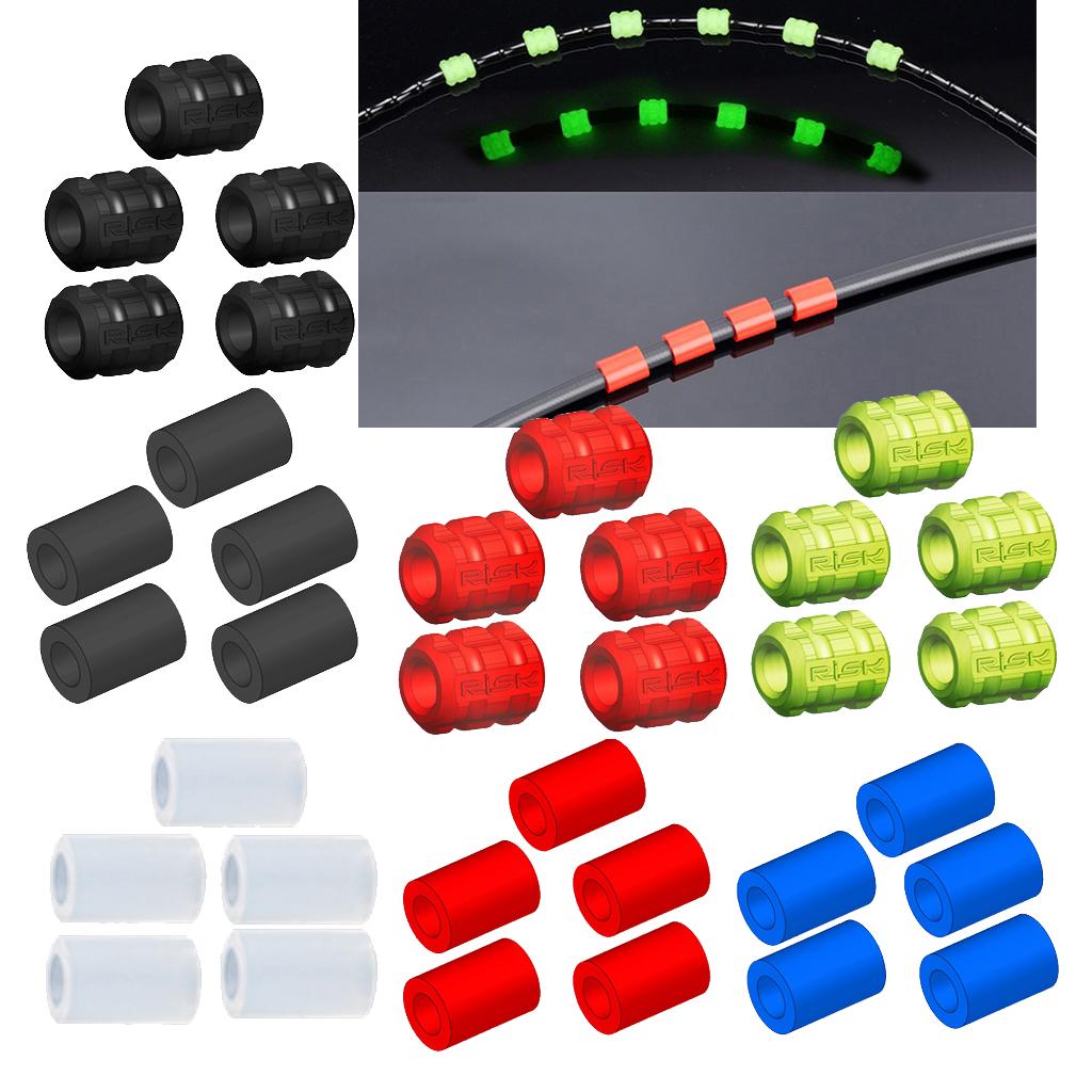 7xBike Cable Sleeve Shifter Brake Cables Frame Protector Cover Wrap Black