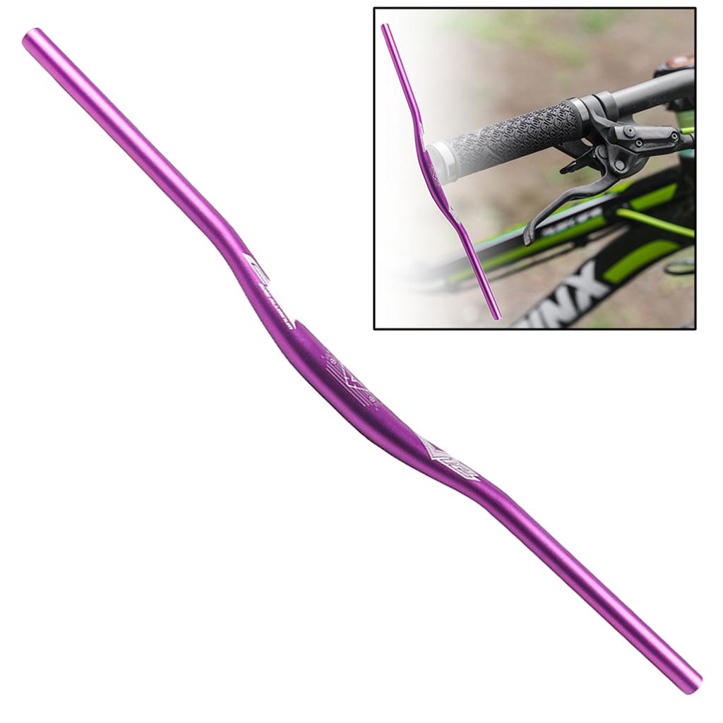 Deluxe Mountain Bike Handlebar 31.8mm DH MTB High Rise Bar  Purple