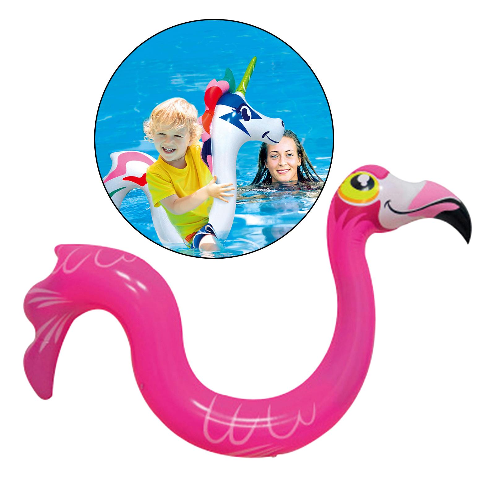 Inflatable Floating Noodle Swimming Pool Rest Beach Toy Outdoor Flamingo