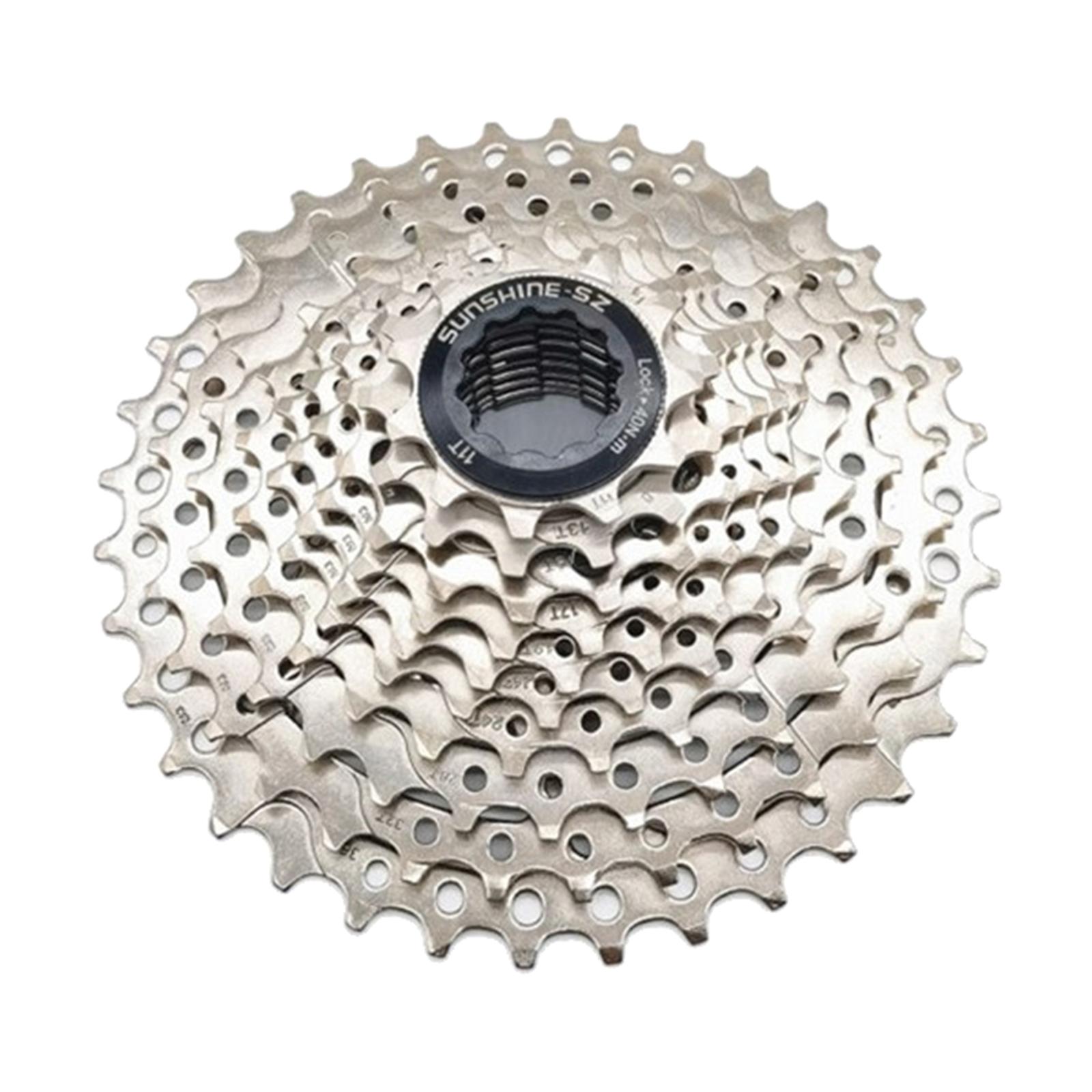 8-12s MTB Bike Cassette Flywheel Bicycle Freewheel 10S 11-36T Silver