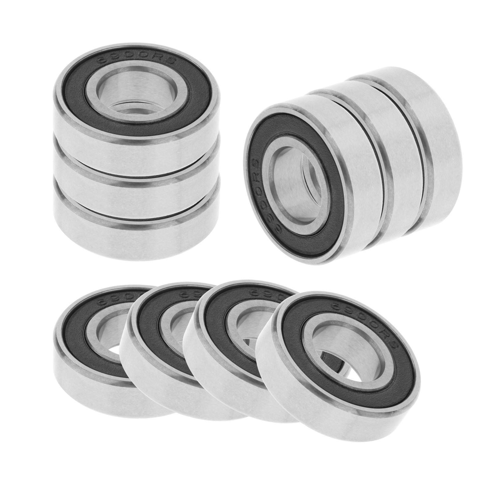 10x High Precision Ball Bearings Roller Wheels Repair 6900-2RS 22x10x6mm