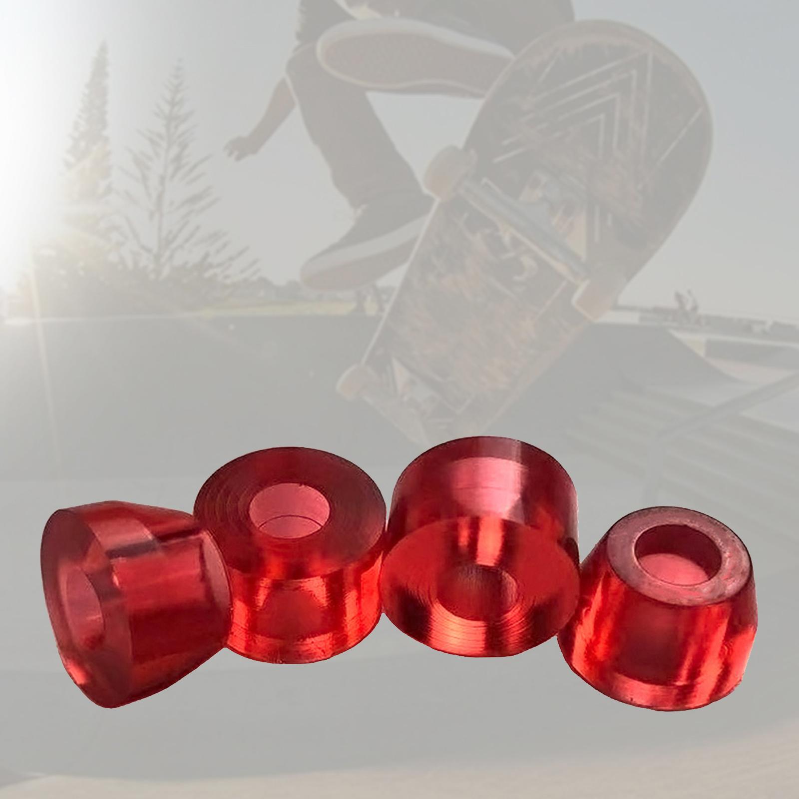2x4x Skateboard Truck Bushing Longboard 90A Rebuild Kits Shock Absorber Red