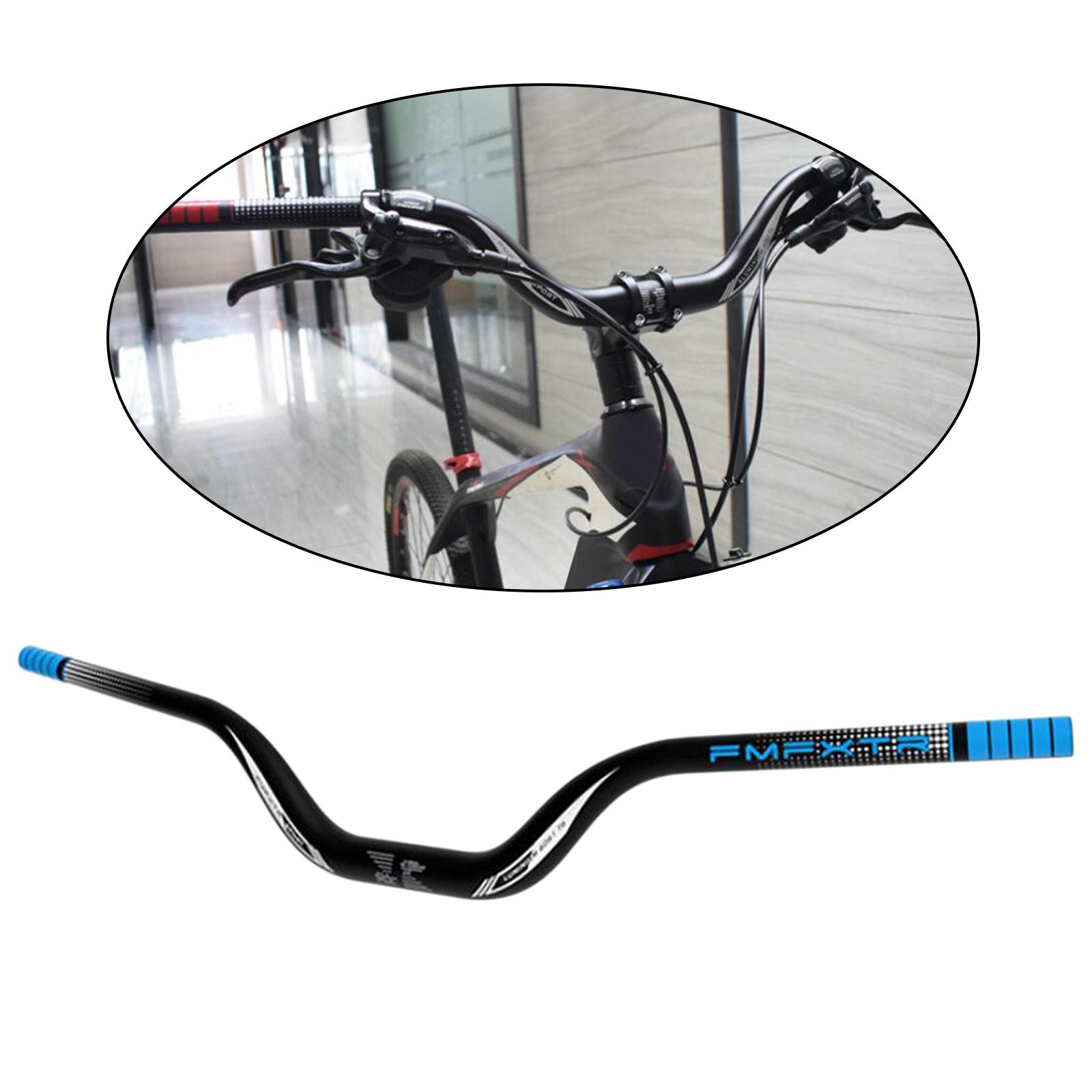 Mountain Bike Handlebar 31.8mm Extra Long Riser Bar 720mm Blue