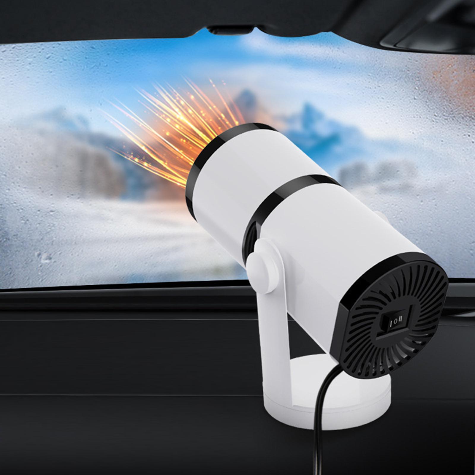 Car Heater Defroster Defogger 360 Degree Rotary Base Windscreen Demister 12v9096A