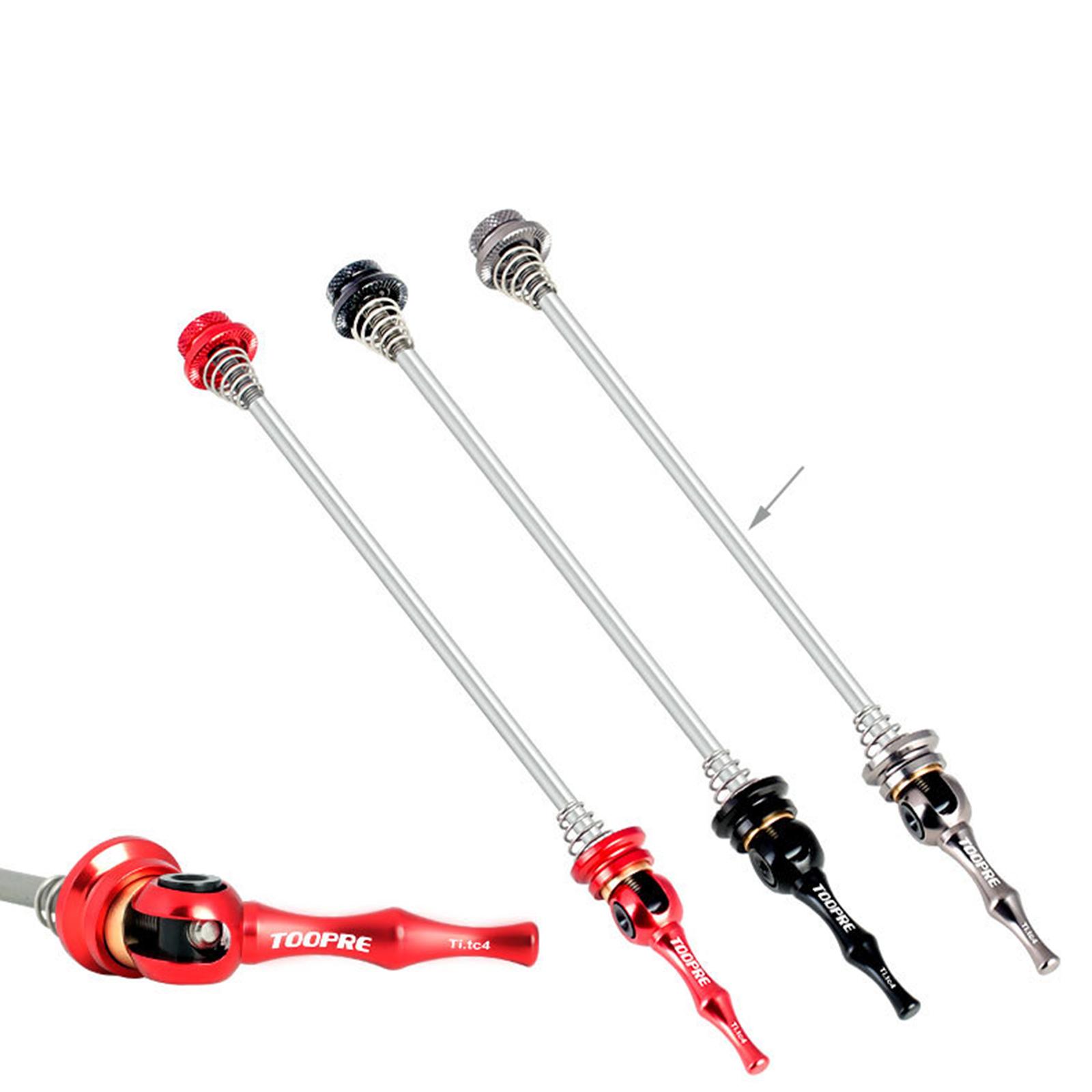 2 Pieces Bike Quick Release Skewers Set 100mm 135mm Mountain Bicycle Red