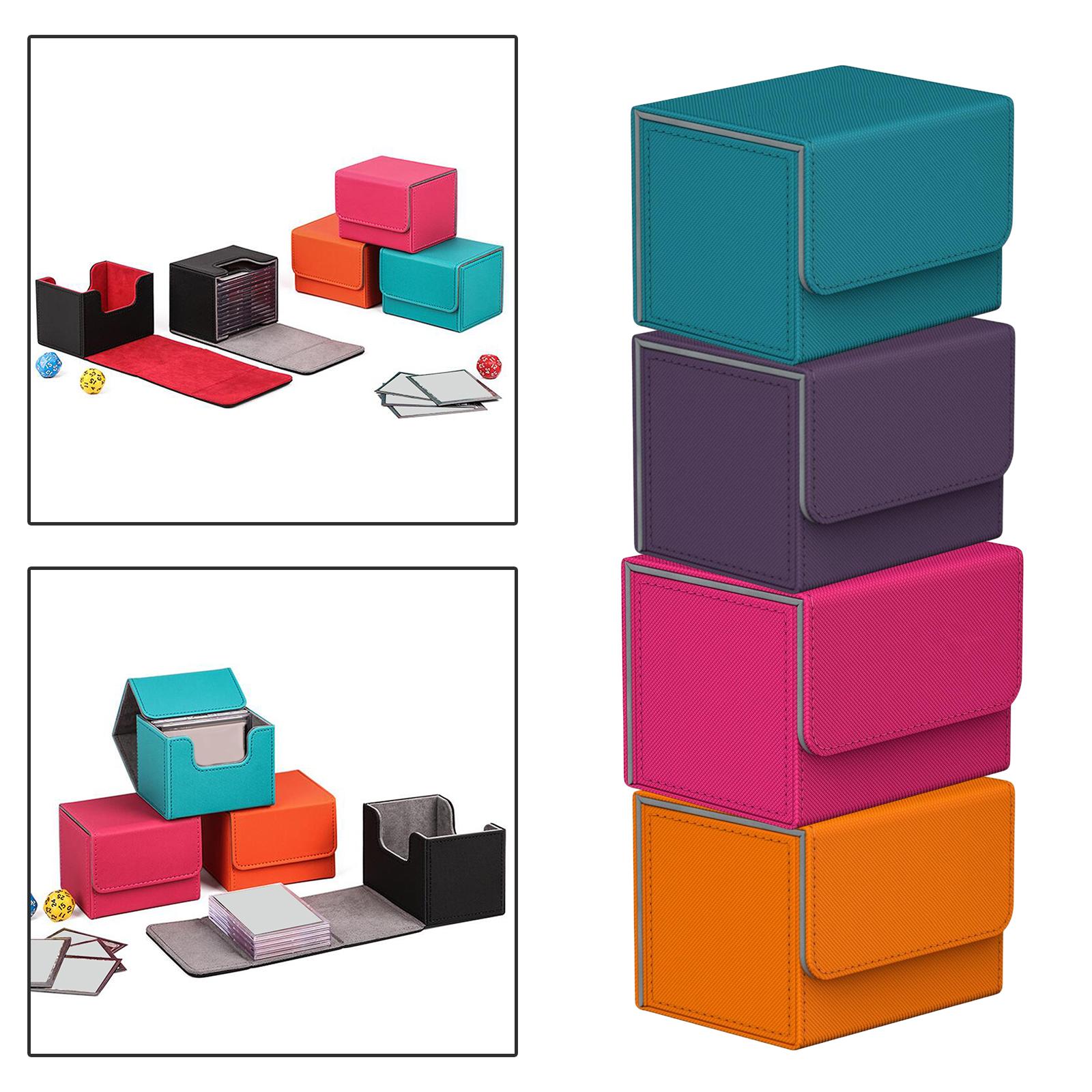 7x Card Deck Box Storage Holder Organizer W/ Closure Display TCG