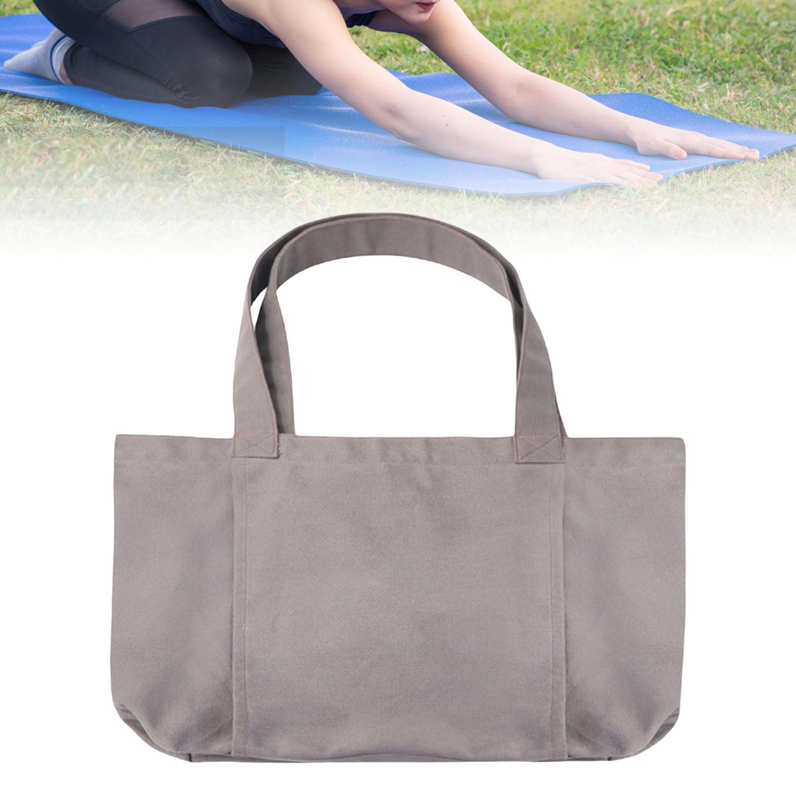 Women Yoga Bag Mat Carriers Portable Shoulder Bag for Beach Gym Workout Gray