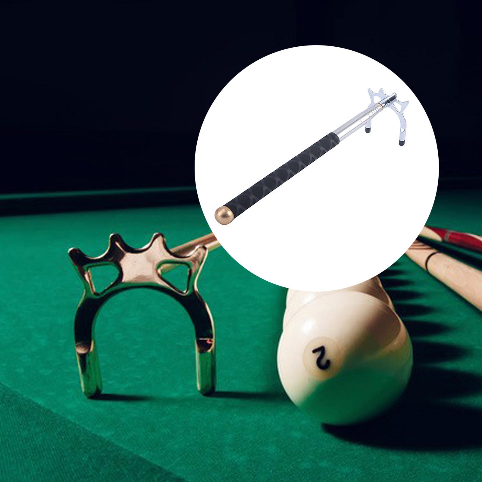 Billiards Cue Stick Bridge with Removable Bridge Head High Head