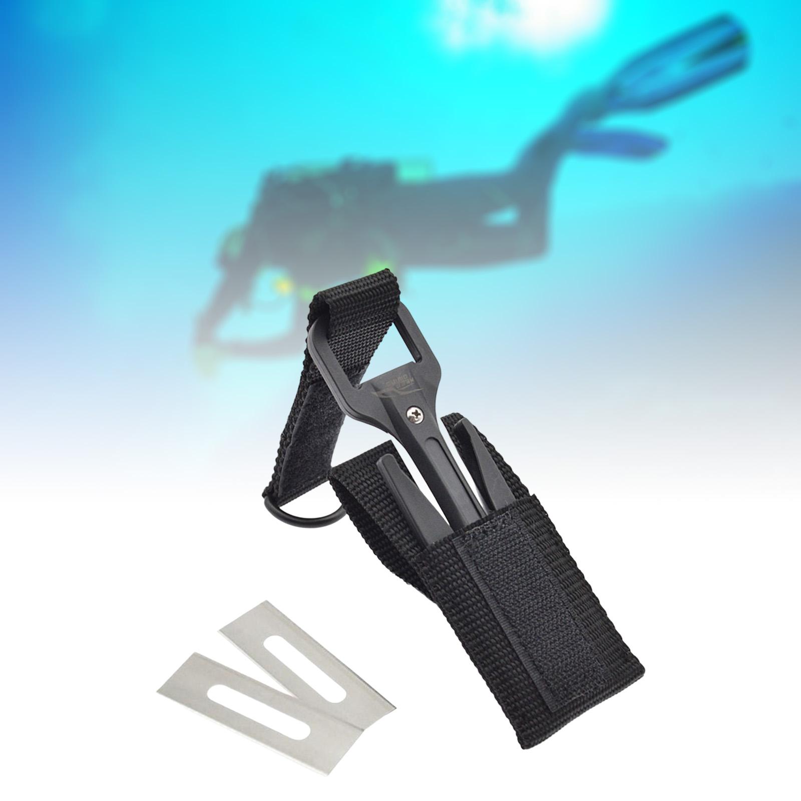 Scuba Dive Line Cutter with Webbing Snorkeling Knives for Underwater Diving