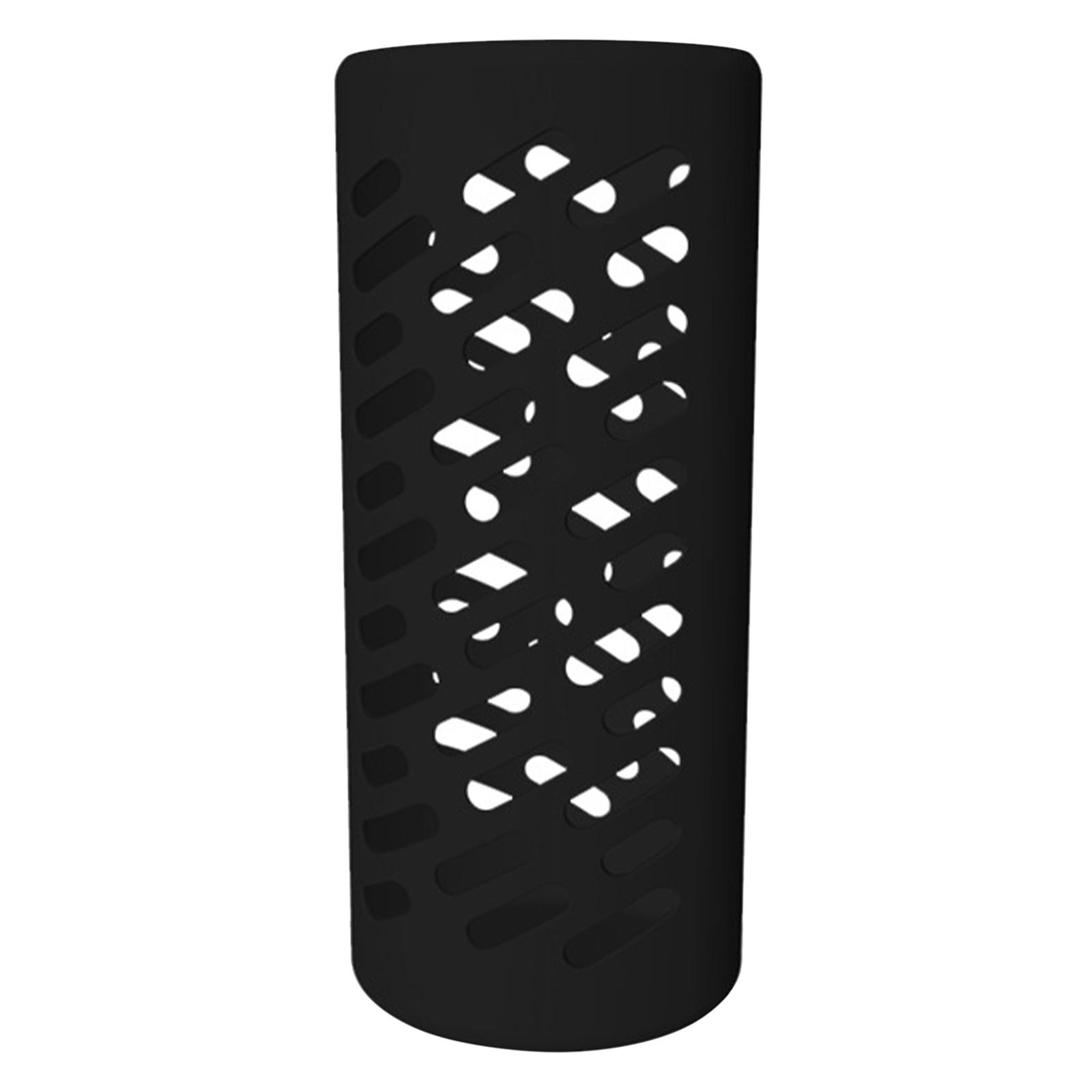 Water Bottle Silicone Sleeve Insulated Nonslip Protective Cover 40oz Black