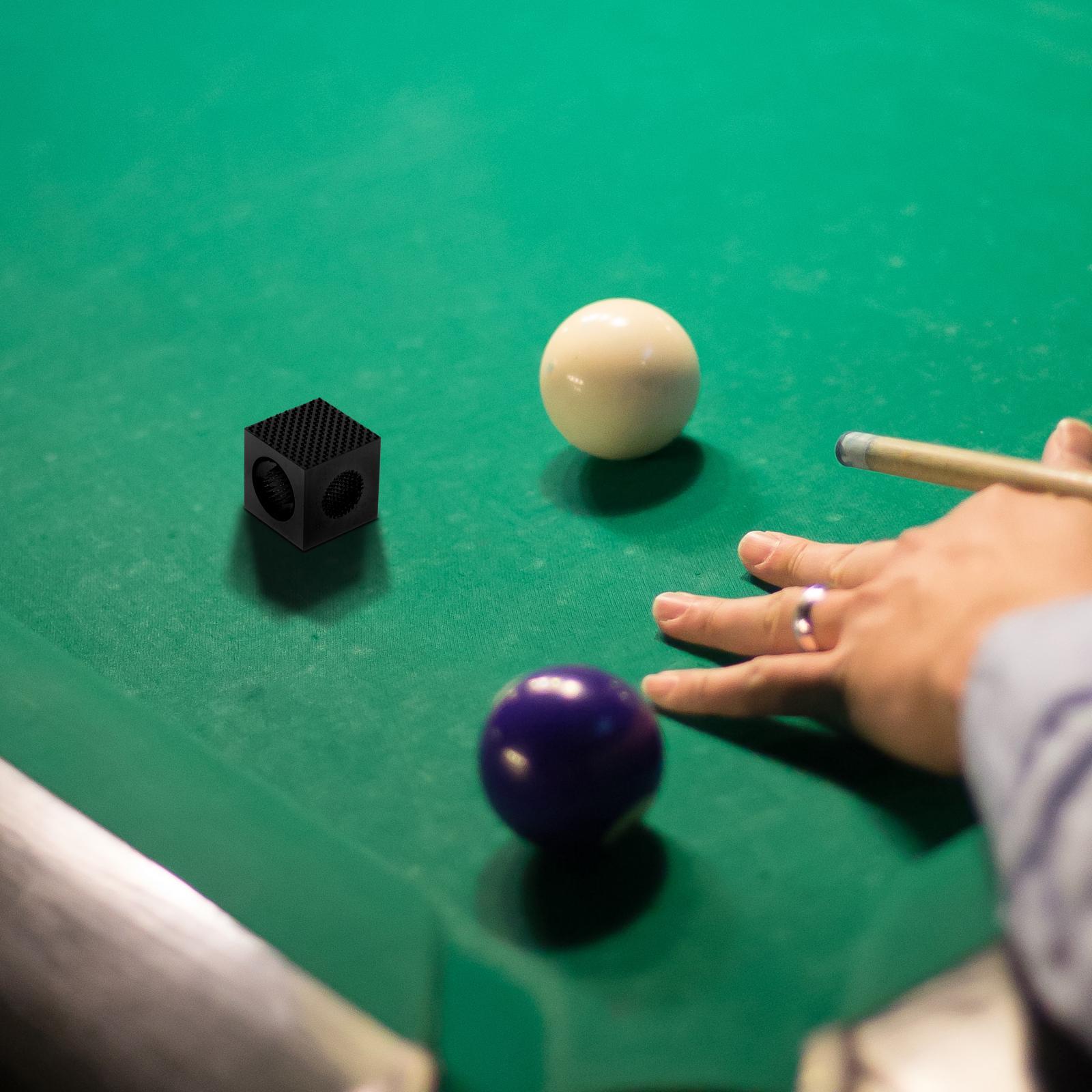 Snooker Pool Cue Tip Repair Tool Burnisher Perforator for Maintenance Black