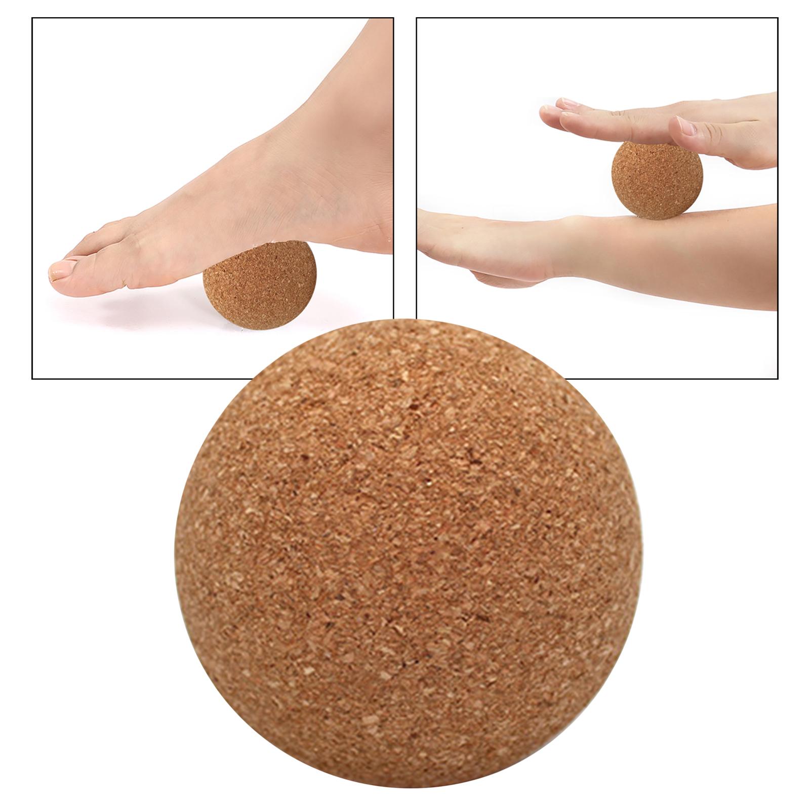 Cork Massage Ball Back Massage Foot Massager Massager Shoulder for Fitness 6cm