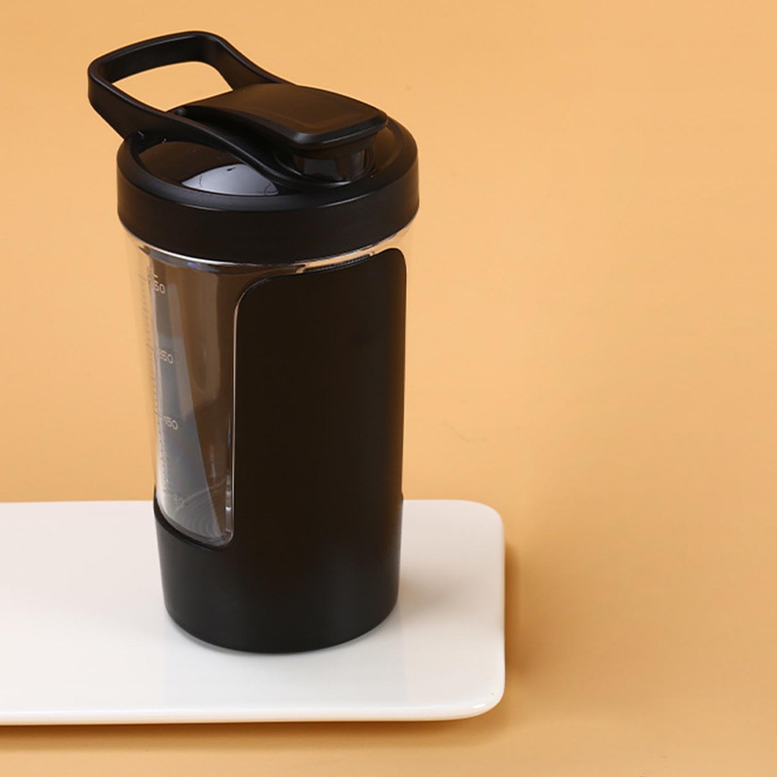 Handheld Electric Shaker Bottles blender for Sports Workout Office Black