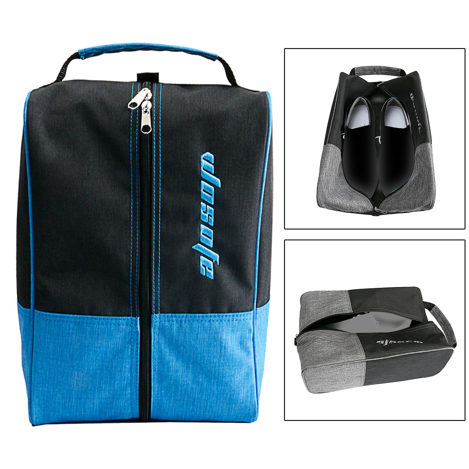 Travel Golf Shoes Bag Golf Gift for Men Women Pouch Outdoor Golf Accessories Blue