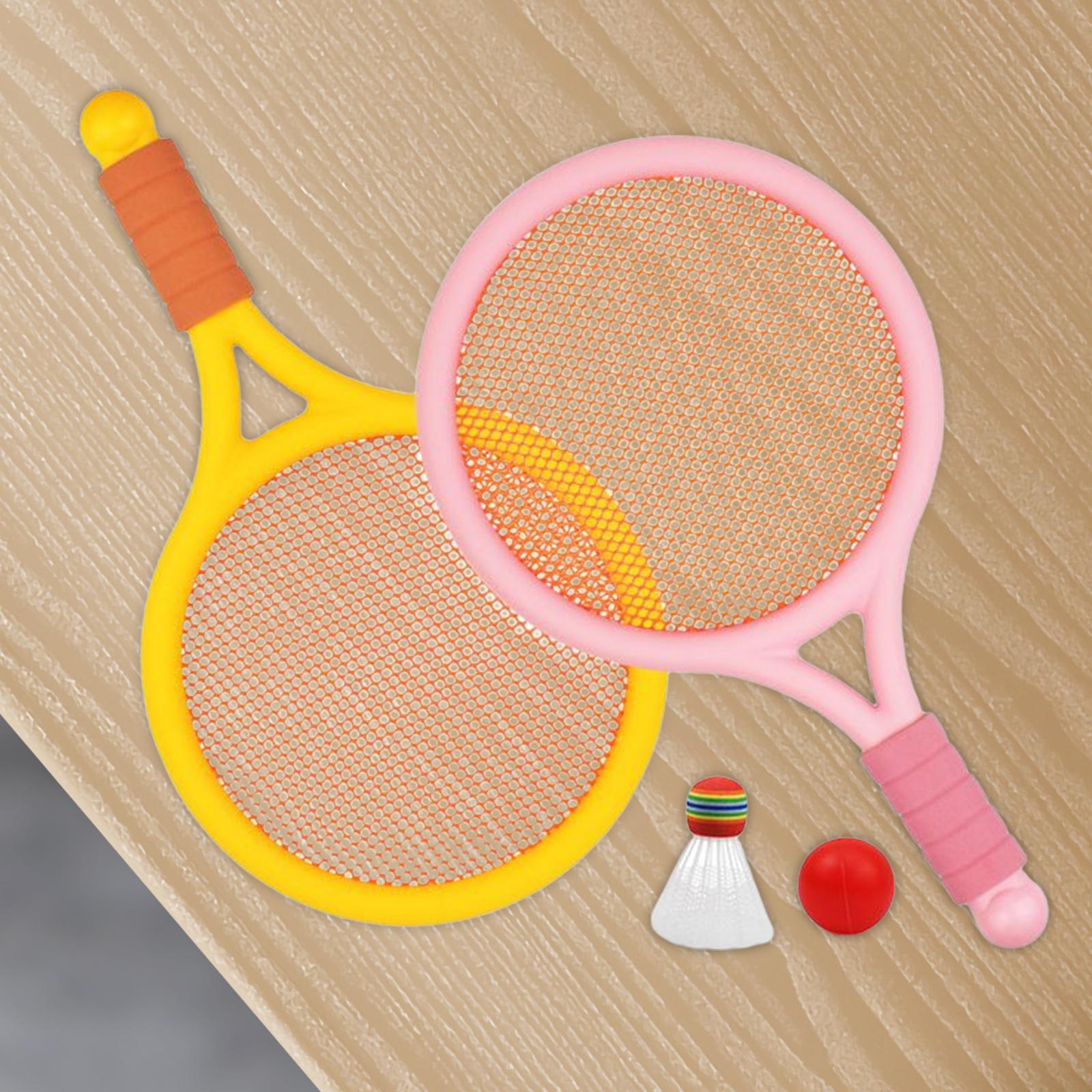 Kids Badminton Tennis Set Ball Shuttlecock Racket for Starter Players Boys