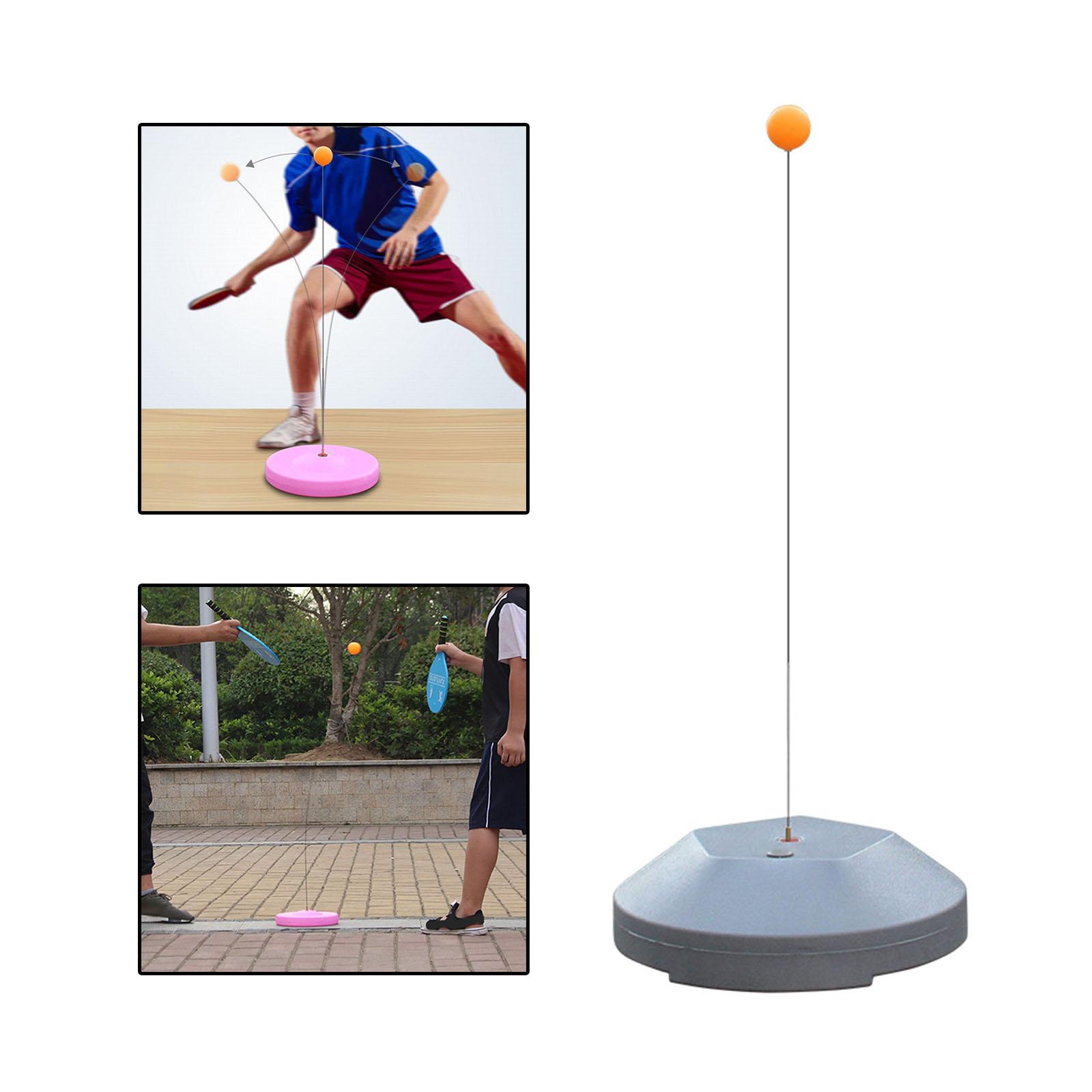 Table Tennis Trainer Ping Pong Trainer Games Parent Child Toy for Boys Girls Gray No Rackets