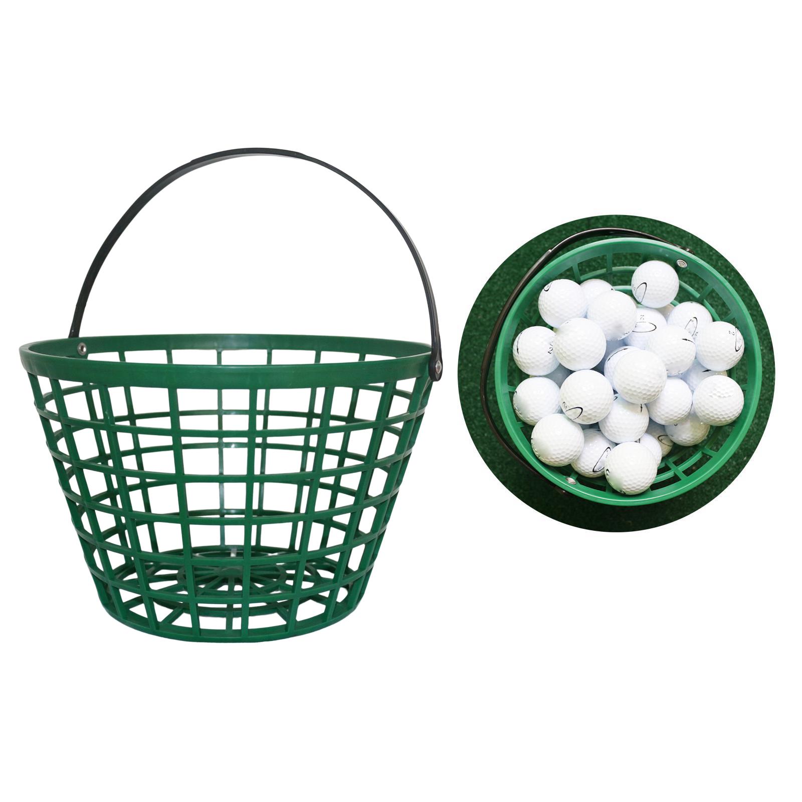 Golf Range Bucket Carrier Outdoor Sports Golfball Container Golf Ball Basket Holds 150 Balls