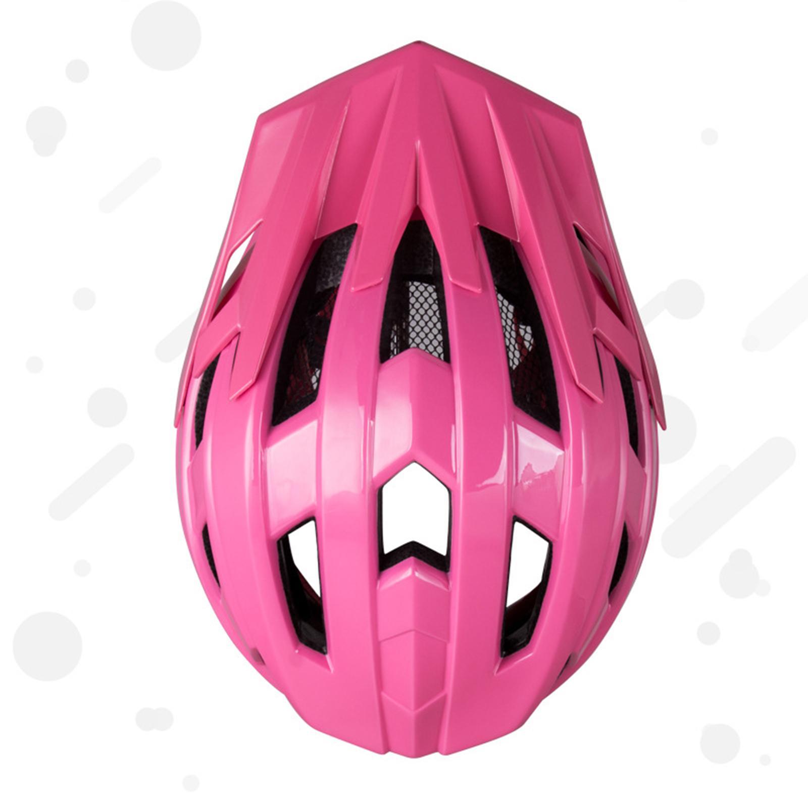 Kids Bike Helmet Biking Skateboard Helmet for Skateboarding Riding Bicycling Pink