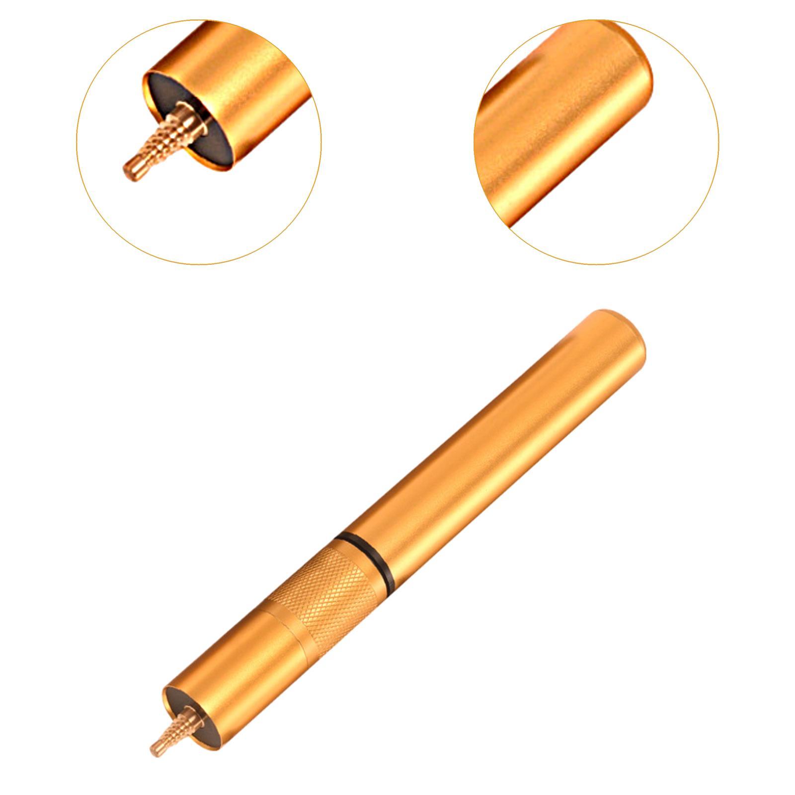 Pool Stick Extension Telescopic Professional Snooker Billiards Cue Extension Fangs Gold