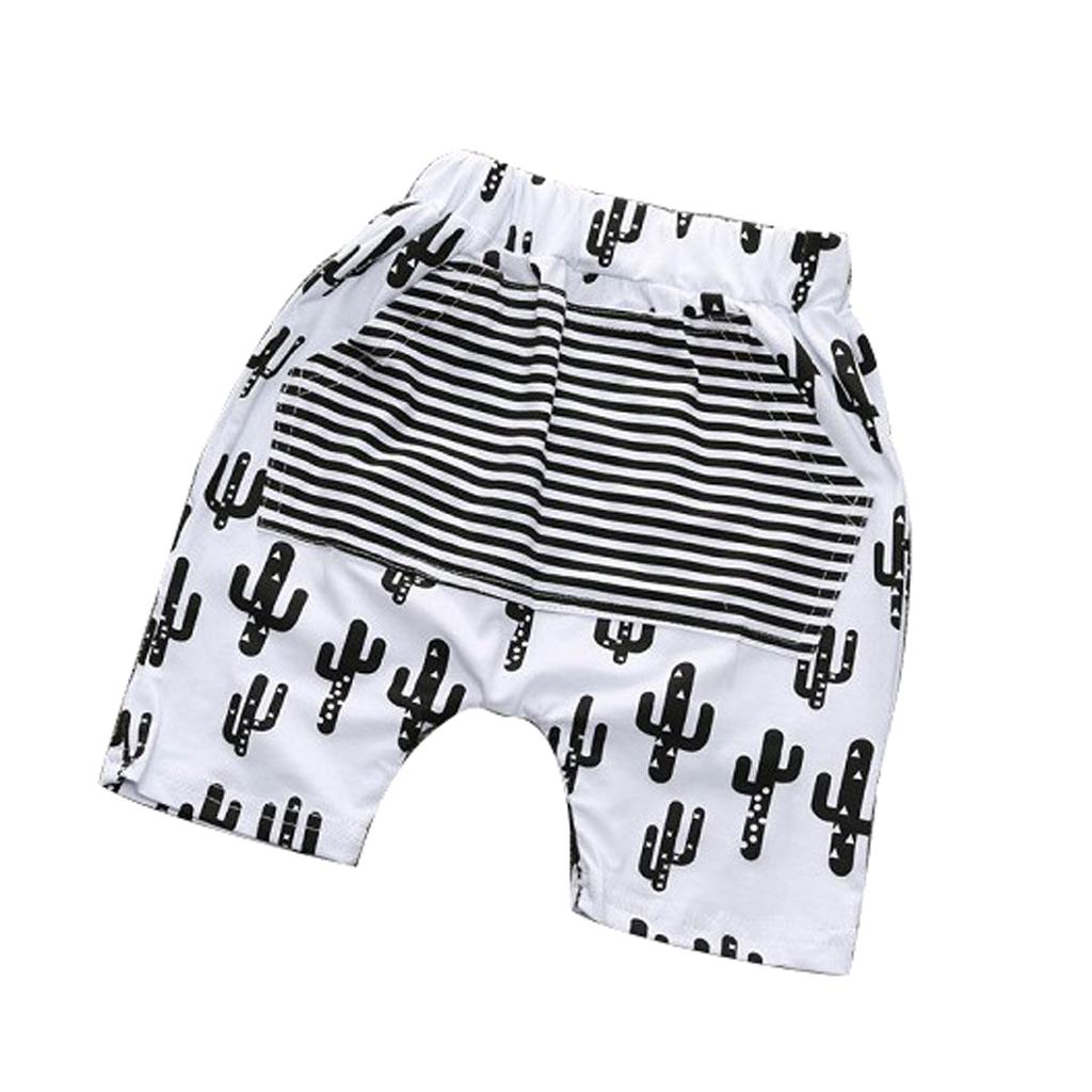 Kids Baby Boys Printed Clothes Elastic Harem Pants Toddler Trousers B 100