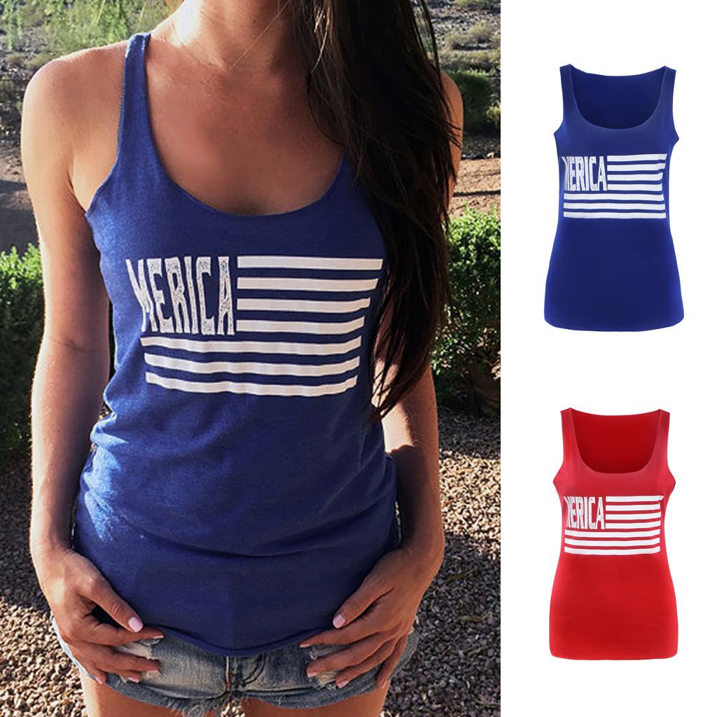 Fashion Women Vest Sleeveless Shirt Blouse Summer Casual Loose Tops Red M