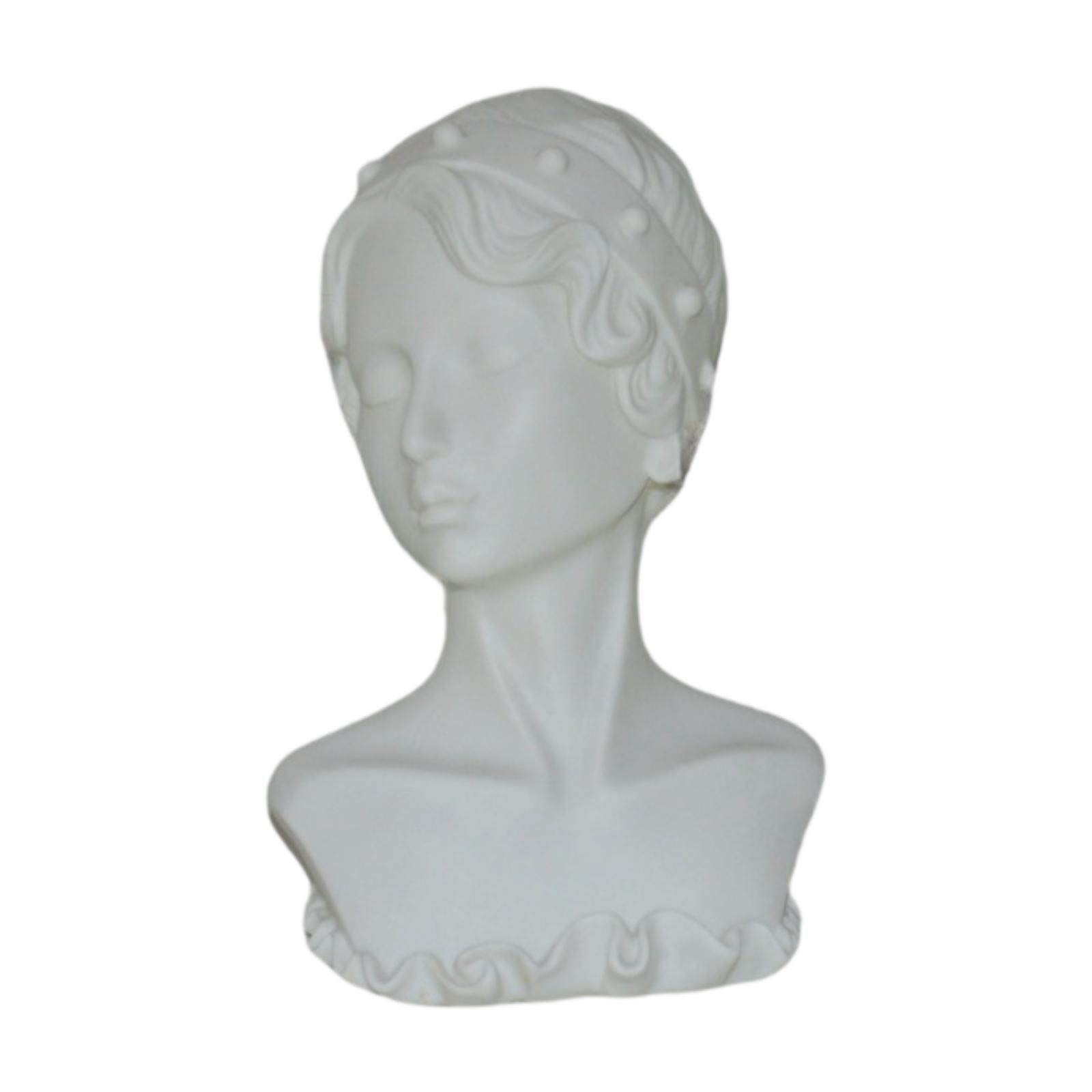 Jewelry Display Mannequin White