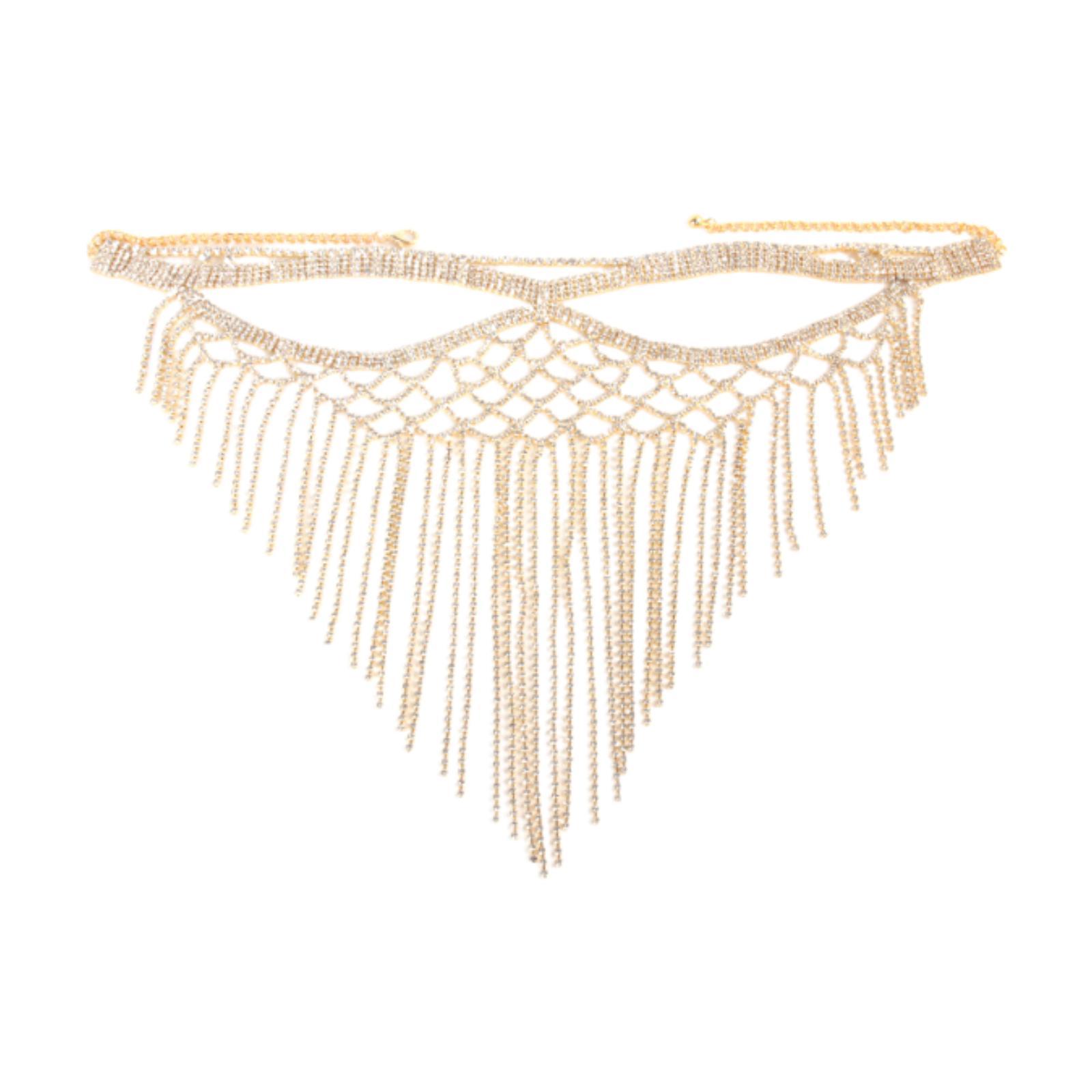 Masquerade Mask Rhinestone Tassel