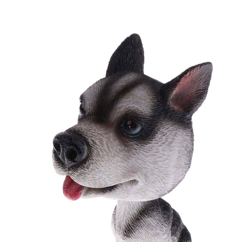 Lifelike Shaking Head Doll Bobbing Dog Toys Home Decor Car Interior Ornaments