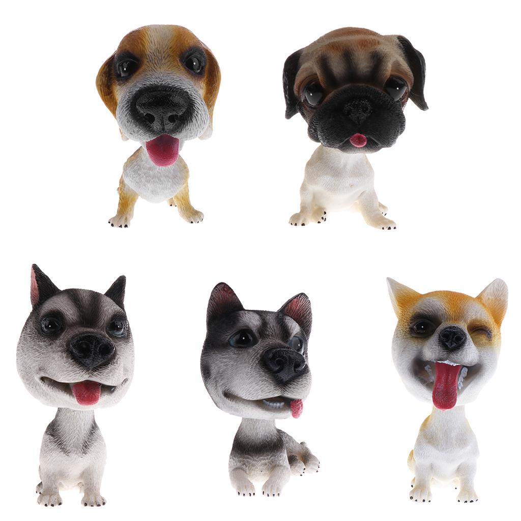 Cute Nodding Dog Shaking Head Doll Puppy Toys Car Home