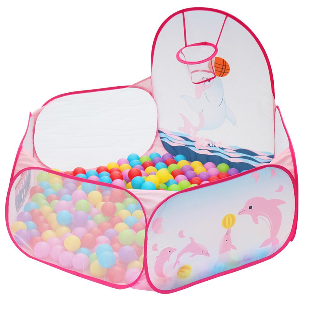 Dolphin Ball Pit Playpen Toddler Play Tent Sea Ball Pool Playhouse Toy