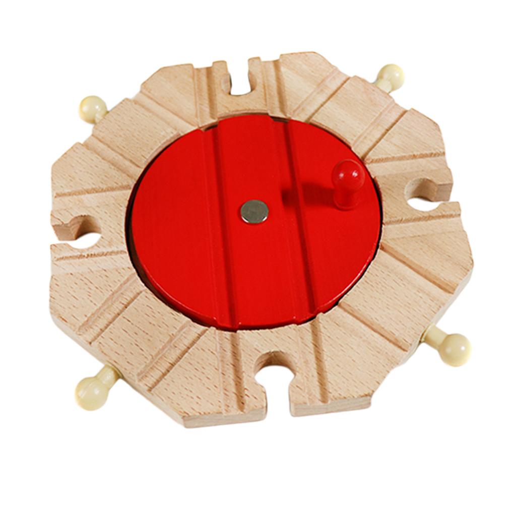 Wooden Train Turntable Accessory