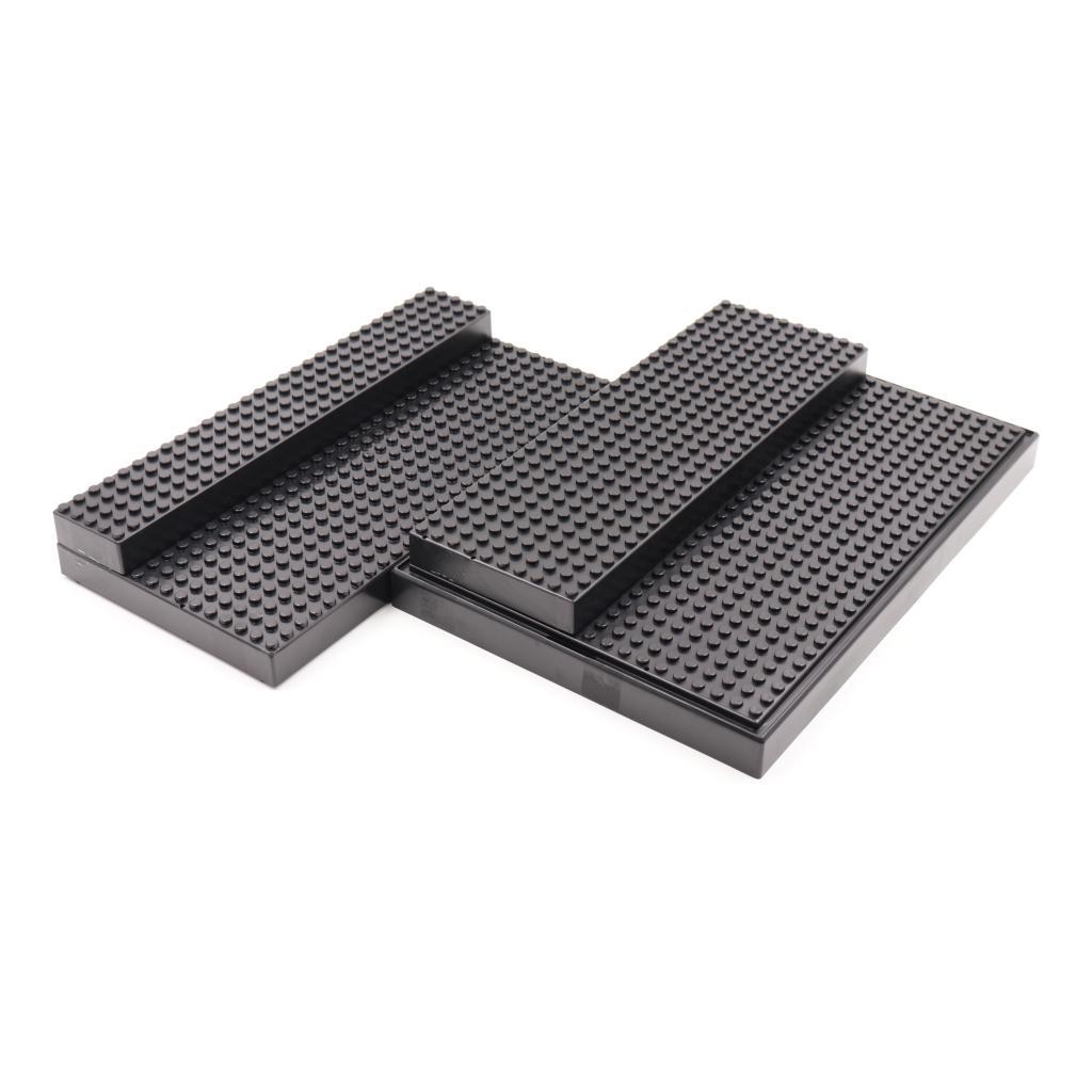 2xLarge 4Step Acrylic Anti-dust Display Case fit Figures Doll black