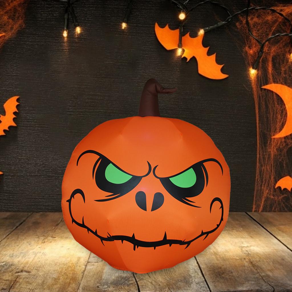 Halloween Light Up Inflatable Pumpkin Ghost Halloween Home Lawn Indoor Props