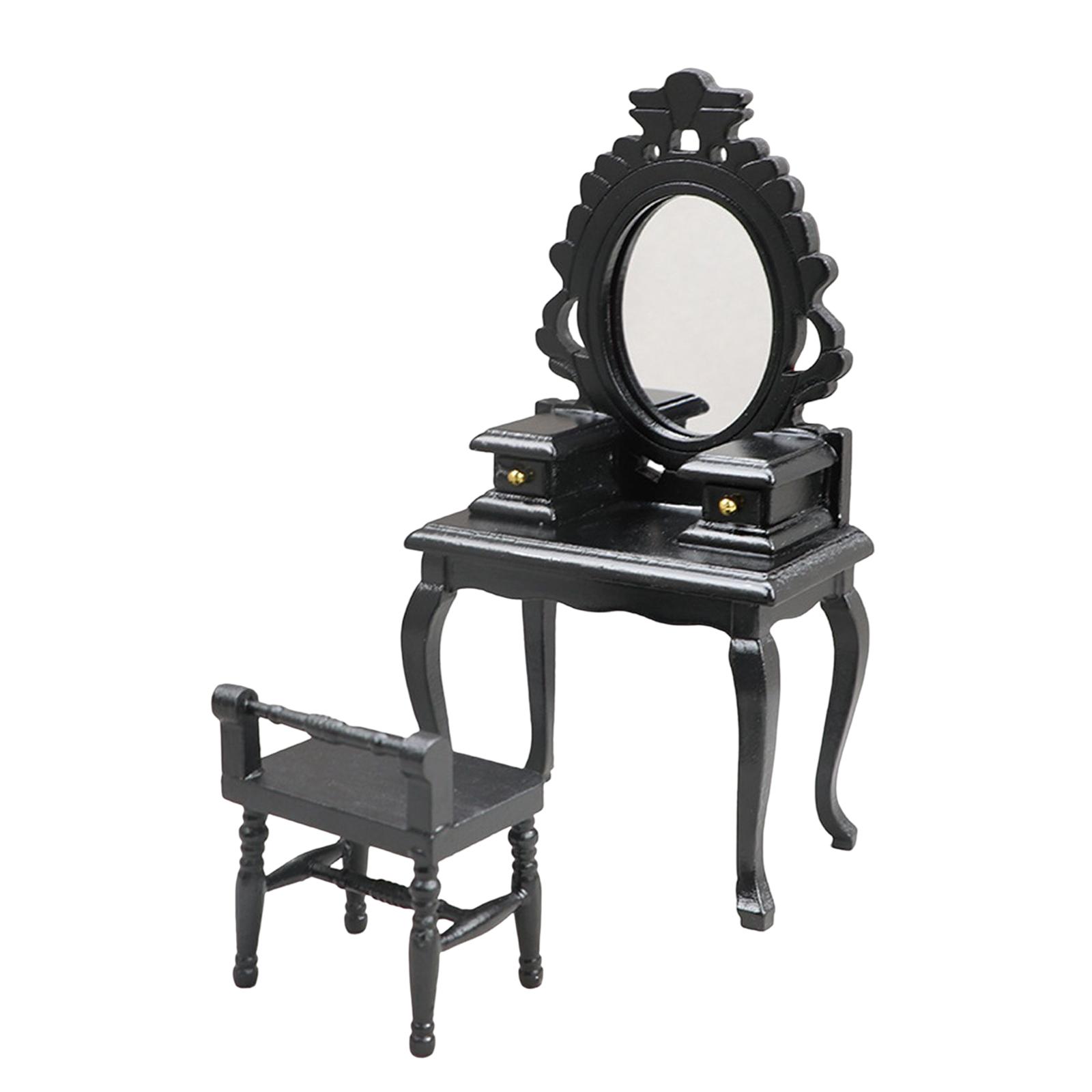 Dollhouse Dressing Table Stool Set