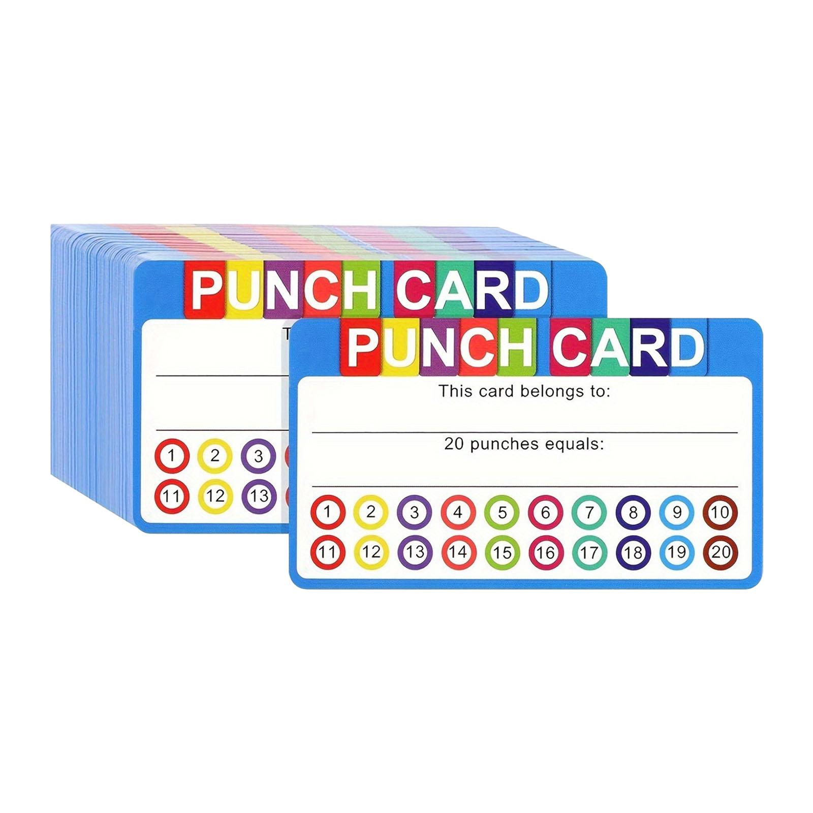 Reward Punch Cards
